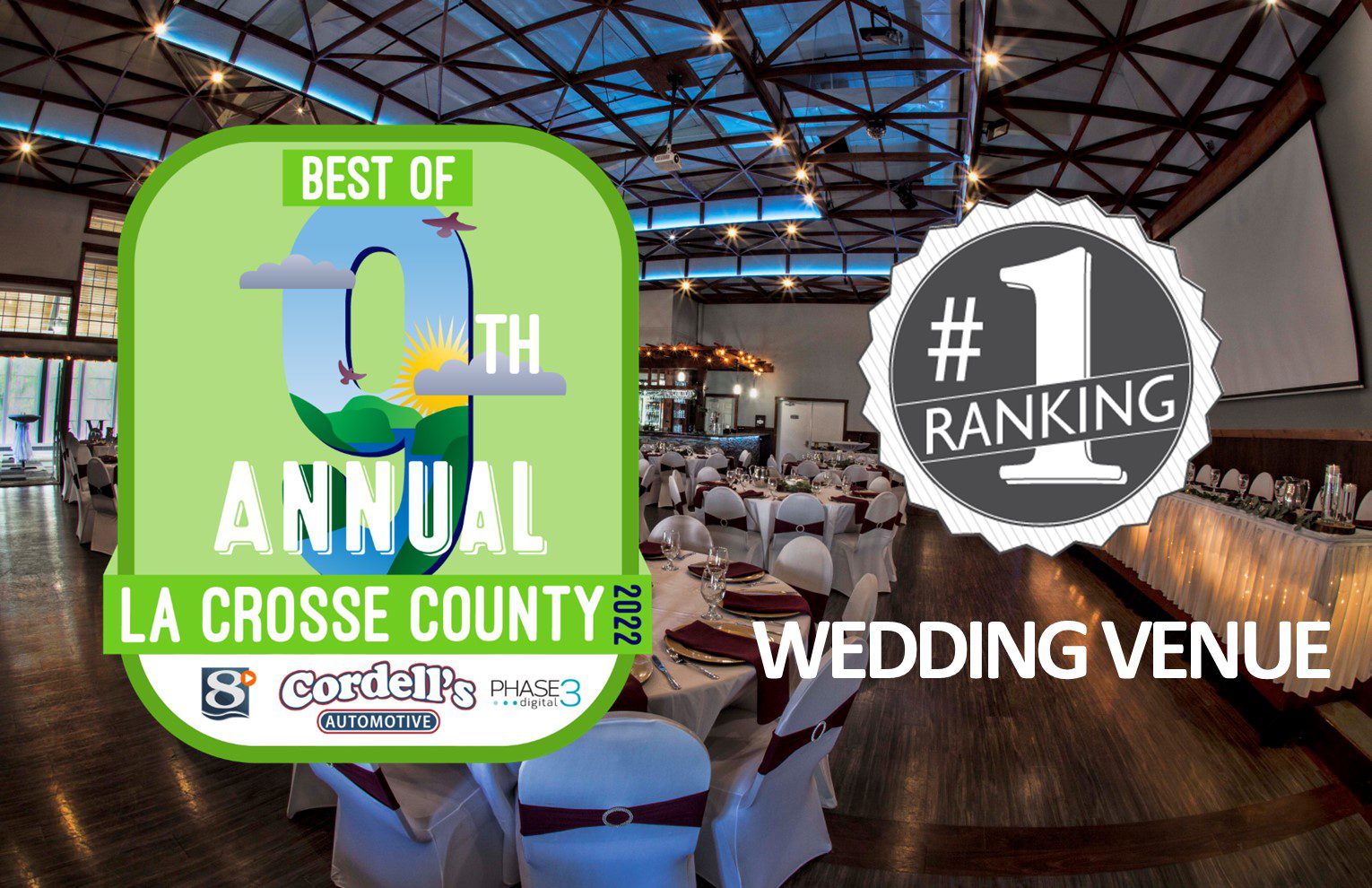 A wedding venue with the best of 1 0 th annual grosse county