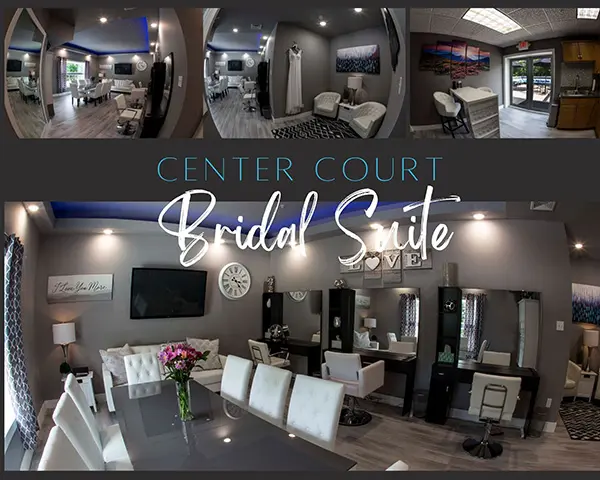 Center Court Bridal Suite at Celebrations on the River