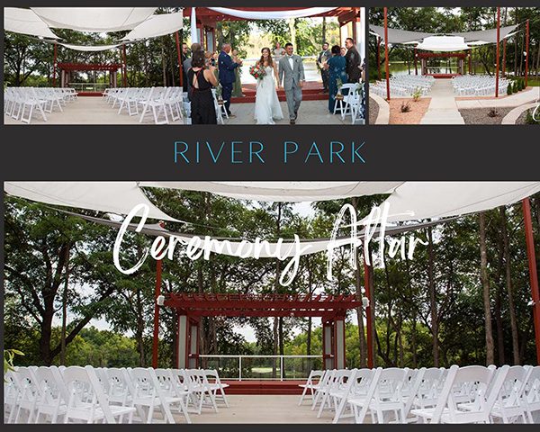 River Park Ceremony Altar Riverside Outdoor Ceremony Altar