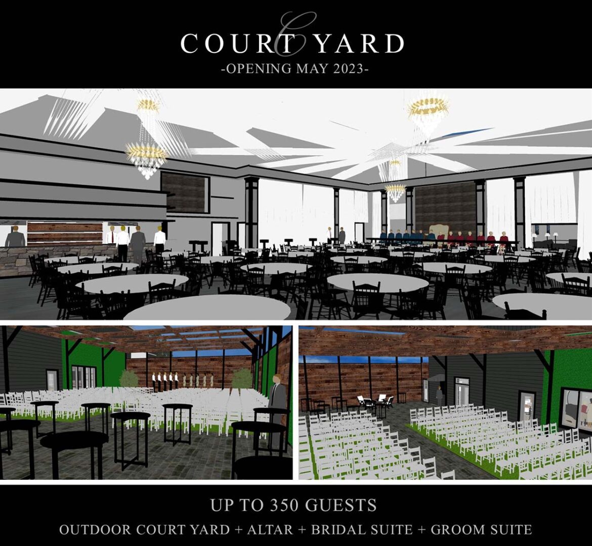 New Court Yard Wedding Venue at Celebrations on the River La Crosse, WI Opening May 2023