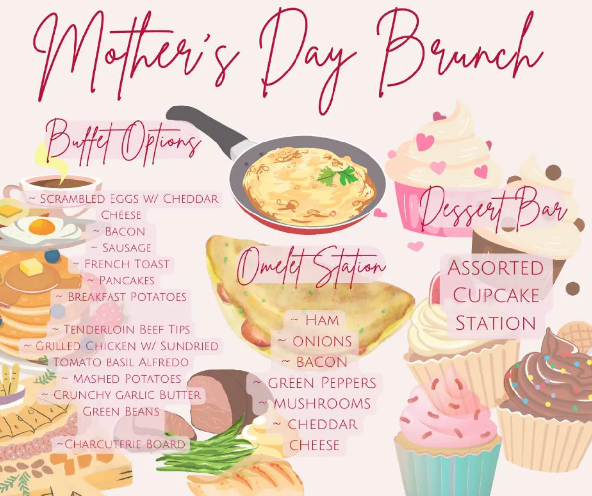 Mother's Day 2023 Food Menu