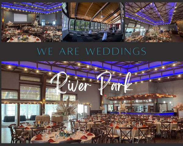 River Park Wedding Venue at Celebrations on the River in La Crosse, WI. Riverside wedding and event venue La Crosse, WI