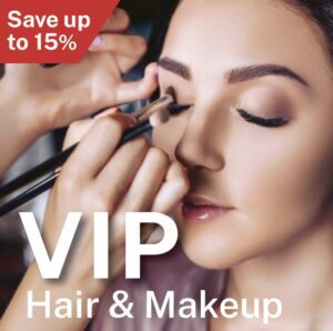 VIP Wedding Packages with VIP Hair and Makeup