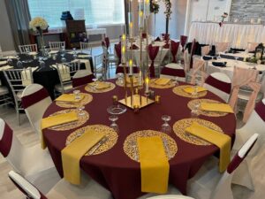 Wedding Decor Table Top Design for Rent