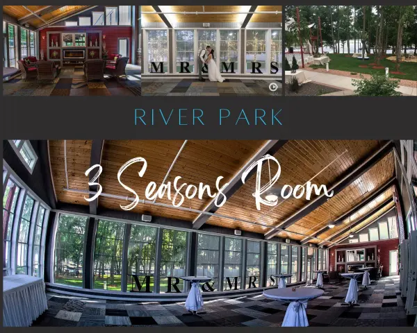 3 Seasons Room River Park riverside wedding venue La Crosse, WI