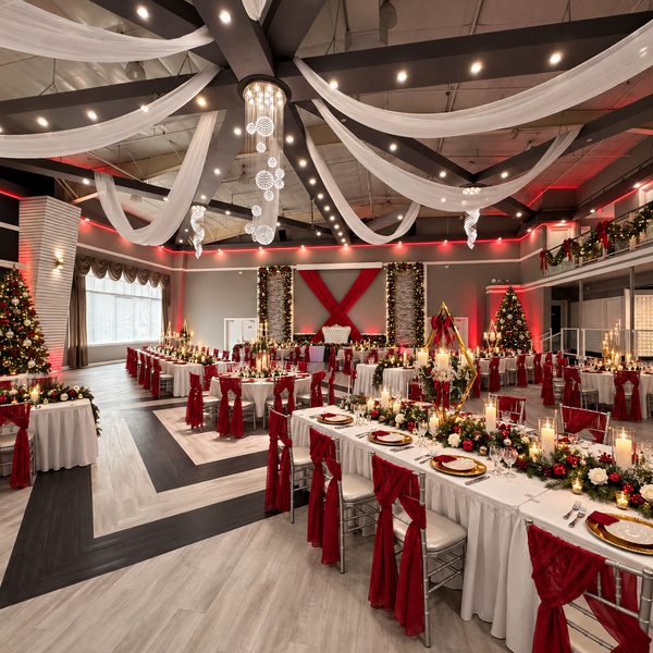 Holiday Parties in Center Court at Celebrations on the River La Crosse, WI
